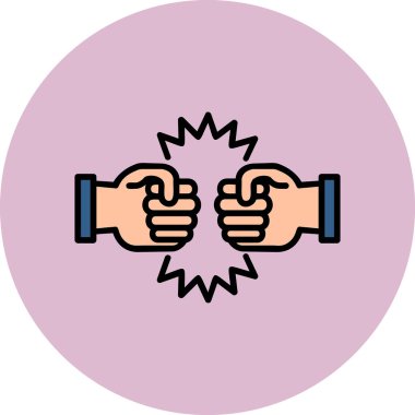 Mücadele Ağı simgesinin vektör illüstrasyonu