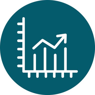 iş büyümesi grafik vektör illüstrasyonu