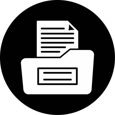 belge dosya simgesi düz biçimli 