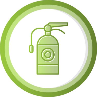 Yangın söndürme ikonu. vektör illüstrasyonu              