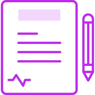 Kağıt simgesi vektör illüstrasyonunu boşa