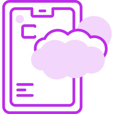 Meteoroloji ikonu ana hatları. vektör illüstrasyonu 