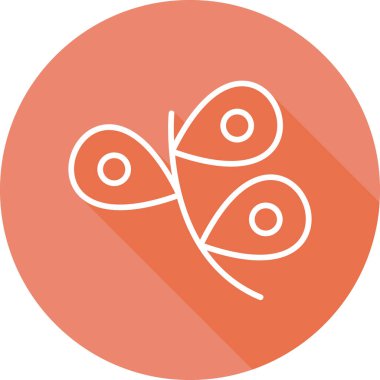 Zeytin Ağı simgesi, vektör illüstrasyonu