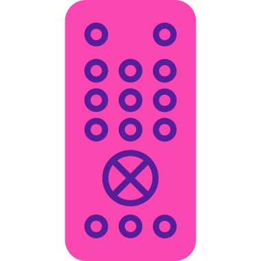 Uzaktan kumanda simge vektör çizim