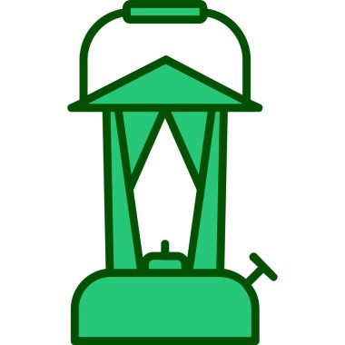 Bir fener ağ simgesinin vektör illüstrasyonu