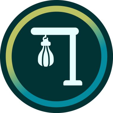 Bir Kum Torbası simgesinin vektör illüstrasyonu