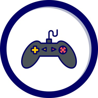 oyun Denetleyici vektör düz simgesi