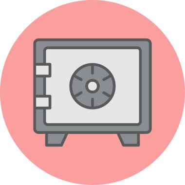 güvenli simge vektör illüstrasyonu 