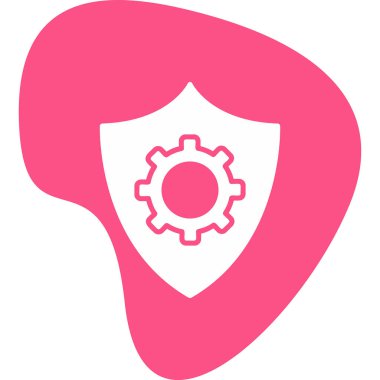 Veri koruma simgesi, vektör çizim                  