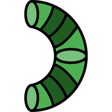 Torus. Web simgesi vektör illüstrasyonu