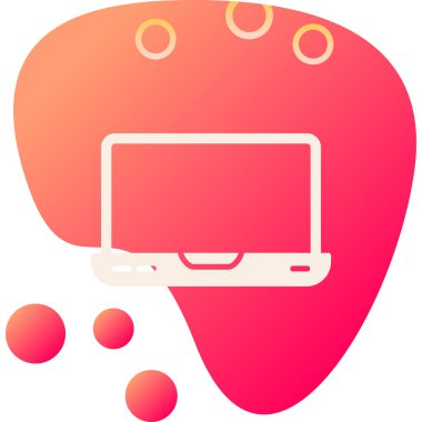Dizüstü web simge vektör çizim 