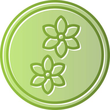 çiçek web simgesi, vektör illüstrasyonu, koku konsepti      