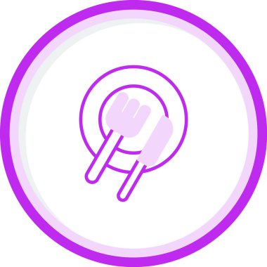 Diyet simgesi, satır biçimi 