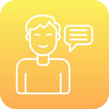 Tavsiye Ağı simgesi basit illüstrasyon