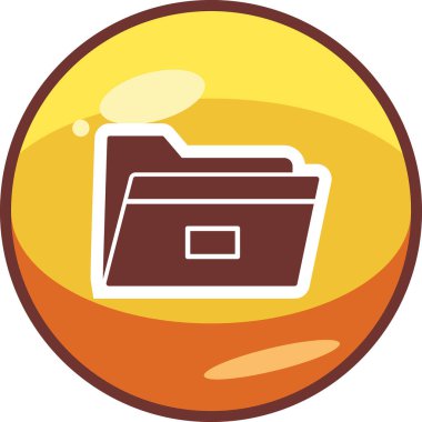 Dosya. Web simgesi basit illüstrasyon 