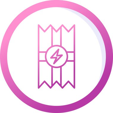 Enerji Çubuğu ikonu vektör illüstrasyonu