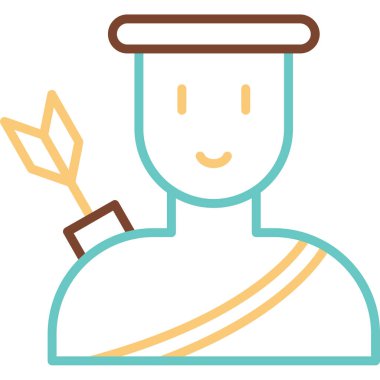 Artemis web simgesi vektör illüstrasyonu 