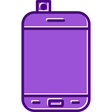 Smartphone web simgesi, vektör çizim 