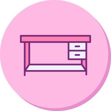 Resepsiyon simge vektör çizim 