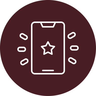 Dijital pazarlama, derecelendirme. Web simgesi basit illüstrasyon