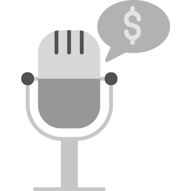 Para podcast simgesi, özet biçimi 