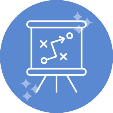 Strateji Simgesi Vektör illüstrasyonu 