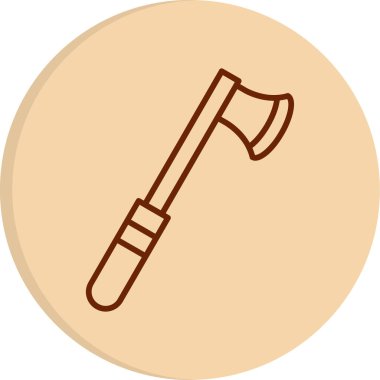 Balta ağ simgesi, vektör illüstrasyonu 