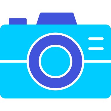 kamera simgesi vektör illüstrasyonu 