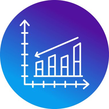 Kayıp grafik web simgesi, vektör illüstrasyonu