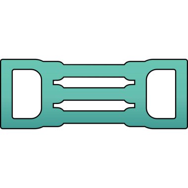 Göğüs açıcı simgesinin web illüstrasyonu