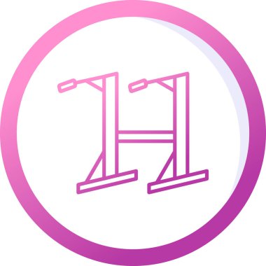 dip çubuğu vektör simgesinin özet çizimi