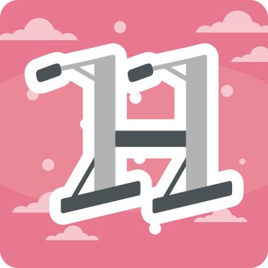 dip çubuğu vektör simgesinin özet çizimi