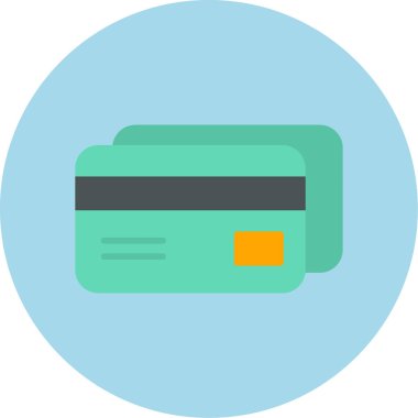 Kredi kartı iyonunun vektör çizimi