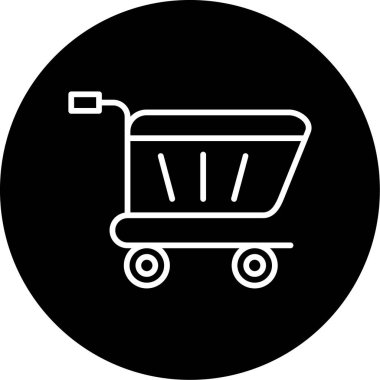 Tramvay. Web simgesi vektör illüstrasyonu 