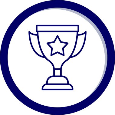 ödül web simgesi basit illüstrasyon