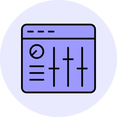 Ses Karıştırıcı vektör çizimi