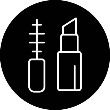 Makyaj Ağı simgesi basit illüstrasyon 