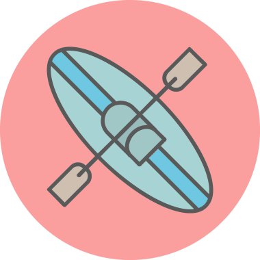 Kano. Web simgesi basit illüstrasyon