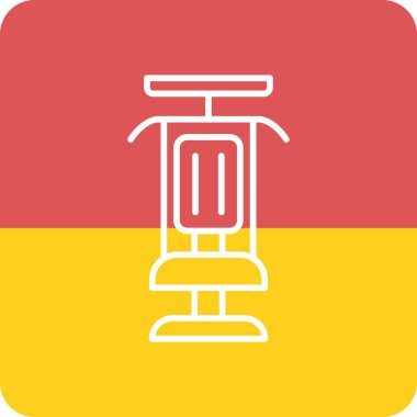 Modern Gym Machine simgesinin vektör çizimi         