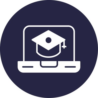 Eğitimin vektör illüstrasyonu modern simge 