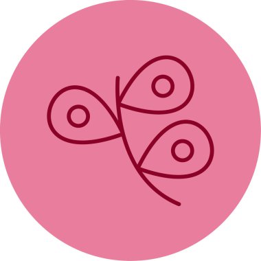 Zeytin Ağı simgesi, vektör illüstrasyonu