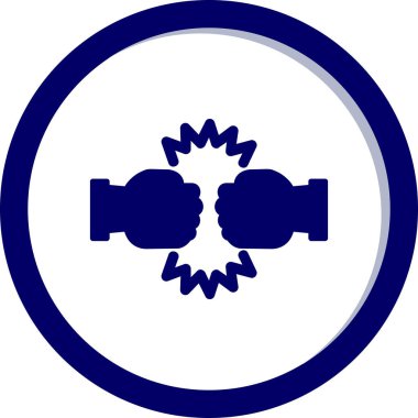 Mücadele Ağı simgesinin vektör illüstrasyonu