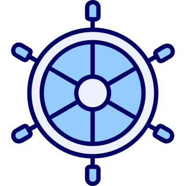 Dümen. Web simgesi basit illüstrasyon