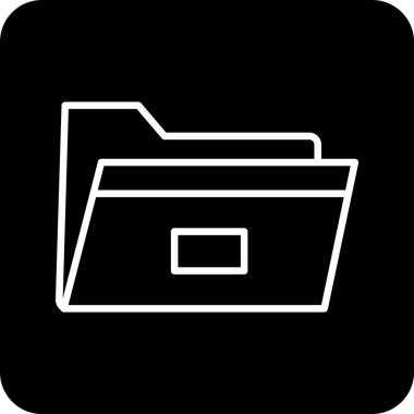 Dosya. Web simgesi basit illüstrasyon 