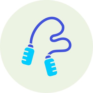 atlama ipi web simgesi, illüstrasyon vektör