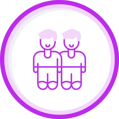 Kuyruk ağ simgesi, vektör illüstrasyonu