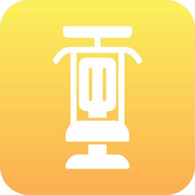 Modern Gym Machine simgesinin vektör çizimi         