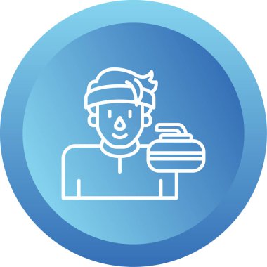 Web simgesi curling, illüstrasyon vektör    