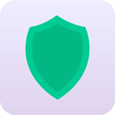 kalkan simgesi web basit illüstrasyon