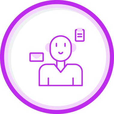 Çoklu görev ağ simgesi, vektör illüstrasyonu 